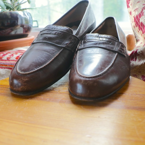 Vintage Botticelli Handmade Italian Leather Loafers main image 8